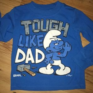 The Smurf’s long sleeve shirt size 3T